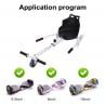 thumbnail image 5 of Hover-1 Buggy Hoverboard Attachment - Compatible with Most 6.5" & 8" Electric Hoverboards, Hand-Operated Rear Wheel Control, Adjustable Frame & Straps, Easy Assembly & Install Hoverboard Go Kart, 5 of 8