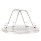 thumbnail image 1 of Stainless steel toast rack 4-slice toast bread tray camping picnic grill rack foldable baking tray, 1 of 5