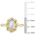 thumbnail image 2 of Everly Women's Opal 10k Yellow Gold Ring, 2 of 2