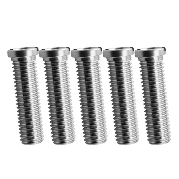 WORGEOUS  5 Pcs Sink Latch Screw Plug Floor Drain Basket Basin Silver