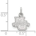 thumbnail image 2 of 14K White Gold 14Kw Logoart Marquette University Xs Pendant (16 X 12) Made In United States 4w001mar, 2 of 5