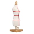 thumbnail image 1 of Mannequin de Robe pour Poupée, Mannequin de Robe pour Poupée de 12,2 Pouces Support d'Exposition de Robe en Tissu Support de Table Mannequin de Couture pour Robes Présentoir de Vêtements avec Base en Bois pour la Couture, 1 of 7