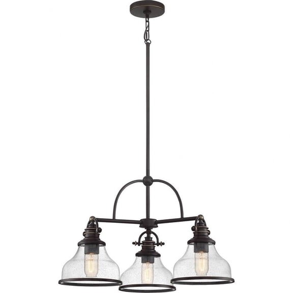 3 Light Medium Chandelier-Palladian Bronze Finish Bailey Street Home 71-Bel-3093736