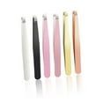 thumbnail image 4 of FACEGA 3Pcs Tweezers,Slightly Angled Tip Design Long Tweezers,Stainless Steel Construction Tweezer,Style3, 4 of 5