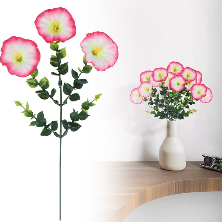 Z52LingLing Decoration Artificial Violet Silk Flower Single Stem