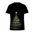thumbnail image 5 of Tops Para Mujer Blusa Navideña Camisas Manga Corta Cuello en V Uniforme Árbol Impreso Bolsillos Enfermería Odeerbi  ODB171034, 5 of 5