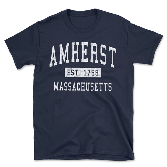 Amherst Massachusetts Classic Established Men's Cotton T-Shirt