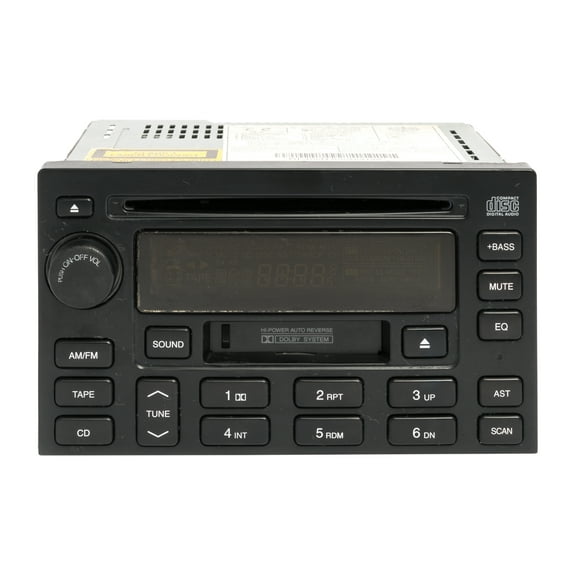 Restored 2004-2008 Suzuki Forenza AM FM Radio Cassette w Single Disc CD Player 96550738 (Refurbished)