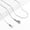 Sliver, variant on Adjustable 18K Gold & Silver Plated Necklace Chain, 2Pcs Thin Cable Chain Extender with Lobster Clasp, Dainty Replacement Chain for Women Jewelry Making