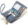 thumbnail image 2 of Tool Bag Blue Women's Wallets Small Rfid Bifold Wristlet Ladies Wallets For Coin Purse With Wrist Strap, 2 of 5