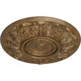 thumbnail image 3 of Ekena Millwork 13"OD x 1 3/8"P Whitman Ceiling Medallion (For Canopies up to 3 3/4"), Hand-Painted Rubbed Bronze, 3 of 5