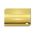 thumbnail image 2 of Deltana DSLP316CR003 Floor Mounted Dome Shaped Door Stop Low Profile Lifetime Polished Brass, 2 of 2