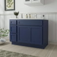 thumbnail image 2 of 42 in. W x 21 in. D x 32.5 in. H Bath Vanity Cabinet without Top in Blue, 2 of 5