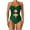 Green, variant on Youyipin One Piece Swimsuit Women Ring Linked Monokini Sexy Bathing Suit Cutout Swim Suits For Women 2025