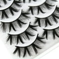 thumbnail image 3 of Fiudx Pestañas Postizas 3D, Gruesas y Rizadas, Suaves y de Aspecto Natural, Fáciles de Aplicar, Ideales para Selfies En Bodas y Fiestas, Realzan La Mirada, Paquete de 5 Pares., 3 of 6