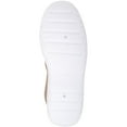 thumbnail image 7 of Mens Casual Slip On Canvas Pumps Trainers with Stripe Design and Twin Gusset - Taupe - US 13, 7 of 7