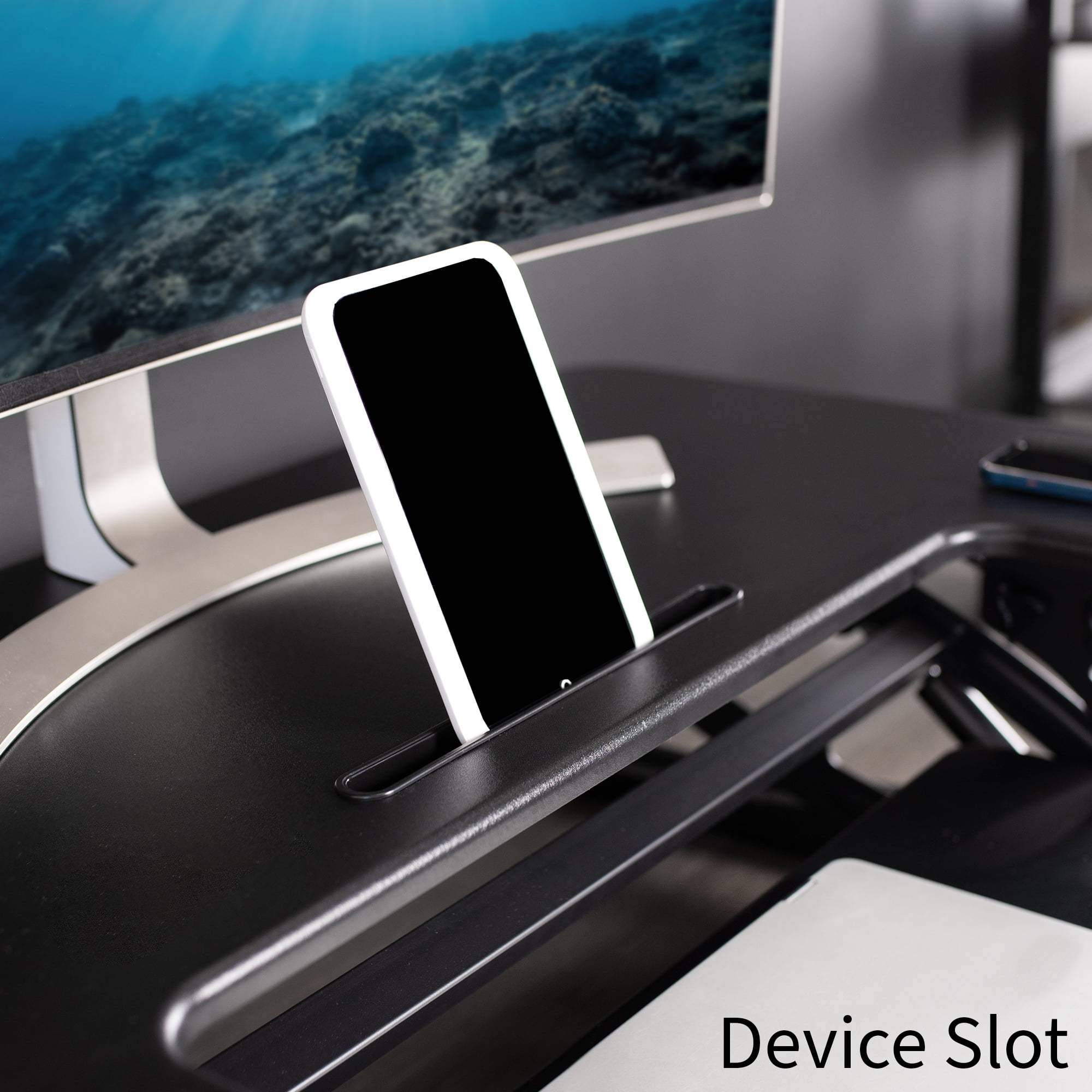 VIVO Electric Height Adjustable Standing Tabletop Desk Converter w/ USB 36"