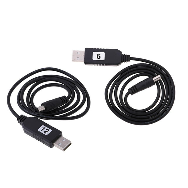DC 5V A DC 9V 12V Cable Convertidor De Aumento De Voltaje USB Con Conector DC