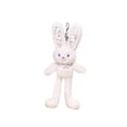 thumbnail image 4 of Llavero de peluche de conejo para mochila, adorno colgante de llavero de conejo para bolso Blanco, 4 of 9