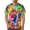 thumbnail image 5 of Luigi The Super Mario Bros Unisex Short-sleeve Shirt For Men Women Novelty 3D Print T-Shirt Soft Comfortable Tee Shirts, 5 of 7