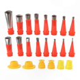 thumbnail image 1 of 16-Piece Stainless Steel Caulking Nozzle Set with 6 Connection Bases for Home Decoration Projects, 1 of 5