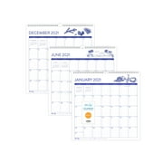 Blue Sky 2021 12" x 12" Wall Calendar, Illustrations