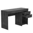 thumbnail image 1 of Tuhome Modern Engineered Wood Charcoal Ibare Two Drawer Computer Desk, 1 of 11