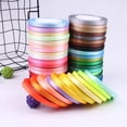 thumbnail image 2 of Cintas de satén de seda de 25 yardas y 6mm para manualidades, lazo hecho a mano, envoltura de regalo, fiestas, Navidad, boda, accesorios artificiales decorativos, 2 of 5