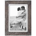 thumbnail image 1 of Malden International Designs Linear Rustic Wood Picture Frame, 5x7, Rough Gray, 1 of 1