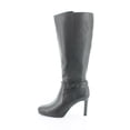 thumbnail image 2 of Naturalizer Women's Taelynn Knee High Boots Black Leather Narrow Calf 10M, 2 of 8