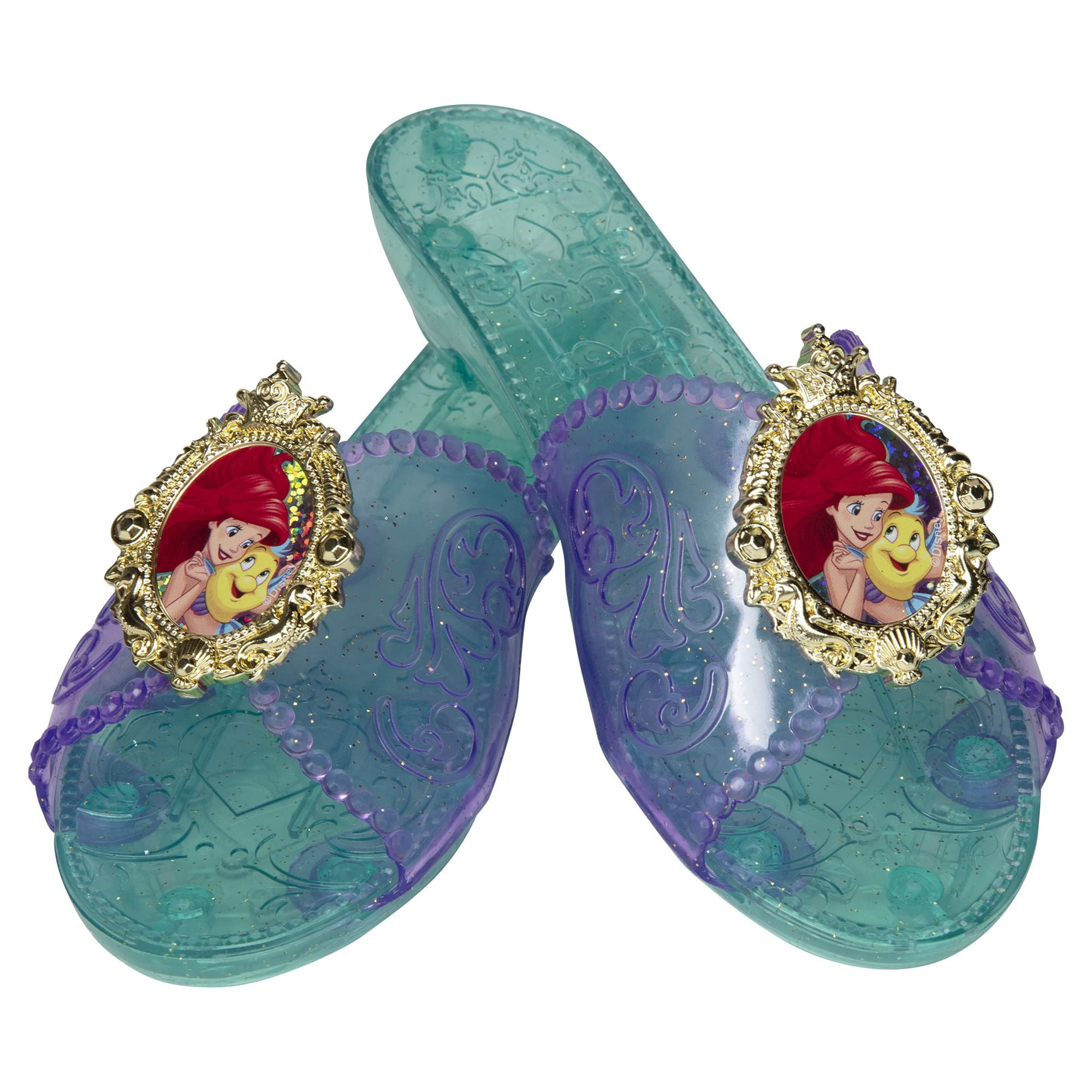 Disney Princess Ariel Tiara To Toe Gift Set, Includes Tiara, Wand, Shoes and Child Size Dress