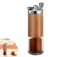 thumbnail image 3 of Inteprter Molinillo de café manual de mano de grano de con mango plegable Máquina de molienda de grano de café de acero inoxidable ajustable Juegos de servir café y té Inteprter HA016111-00, 3 of 6
