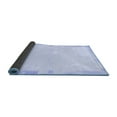 thumbnail image 2 of Ahgly Company Indoor Square Solid Blue Modern Area Rugs, 7' Square, 2 of 4