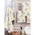 thumbnail image 2 of Easter Bunny Kitchen Dish Towels for Drying Dishes Set of 4, Spring Purple Flower Rustic Rabbit Yellow Waffle Weave Microfiber Hand Tea Bathroom Towels Quick Dry & Absorbent Towel 15.7x23.6, 2 of 7