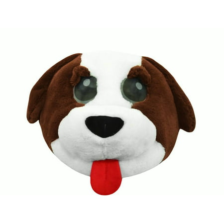 Cute Plush Dog Animal Puppy Overhead Doggy Mask Adult Costume Accessory Funny