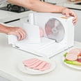 thumbnail image 4 of Foldable Meat Slicer, Electric Food Slicer with RSG 6.7" Stainless Steel Blade, Child Lock Protection, 0-20mm Adjustable Thickness, Food Slicer Machine for Meat Cheese Bread Fruits and Vegetables, 4 of 9