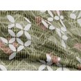 thumbnail image 4 of oneOone Rayon Light Green Fabric Floral & Texture Sewing Craft Projects Fabric Prints By Yard 56 Inch Wide, 4 of 5