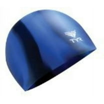 TYR Multi Silicone Cap, Blue