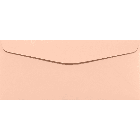 LUXPaper #10 Regular Envelopes, 4 1/8 x 9 1/2, Blush, 50/Pack