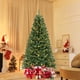 thumbnail image 1 of Costway Árbol de Navidad de 210 cm con 830 puntas de ramas de PVC 250 luces LED de color blanco cálido Guantes, 1 of 5
