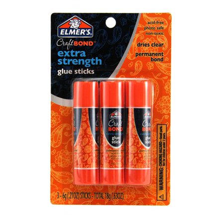 elmer bond craft glue sticks strength extra count 3pc