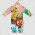 thumbnail image 4 of The Lion King Baby Long Sleeve Rompers Footless Jumpsuits One-Piece Outfits for Boys Girls, 4 of 8