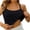 Black, variant on Women's Built In Bra Scoop Neck Tank Top, Racerback Bow Design, Breathable Polyester Athletic Running Workout Yoga Tank Tops, Black Gray White Wine for Choose (Sizes S-XL)