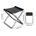 thumbnail image 4 of Utoimkio Camping Stool,Portable Folding Compact Lightweight Stool Seat Camping Essentials for Camping Fishing Hiking Gardening Outdoor Walking Backpacking Travel, 4 of 5