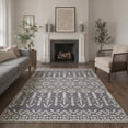 thumbnail image 4 of GENIMO 2' x 6' Boho Farmhouse Runner Rug, Machine Washable Non Slip Low Pile Hallway Runner Rug for Kitchen Laundry Room, Dusty Gray, 4 of 7