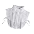 thumbnail image 1 of Cuello falso para damas, elegante cuello falso para uso diario, camisetas, vestidos y ropa. Blanco, 1 of 8
