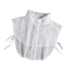 thumbnail image 1 of Cuello falso para dama, decorativo, jacquard, extraíble, para vestidos, camisetas y prendas de vestir. Blanco, 1 of 9