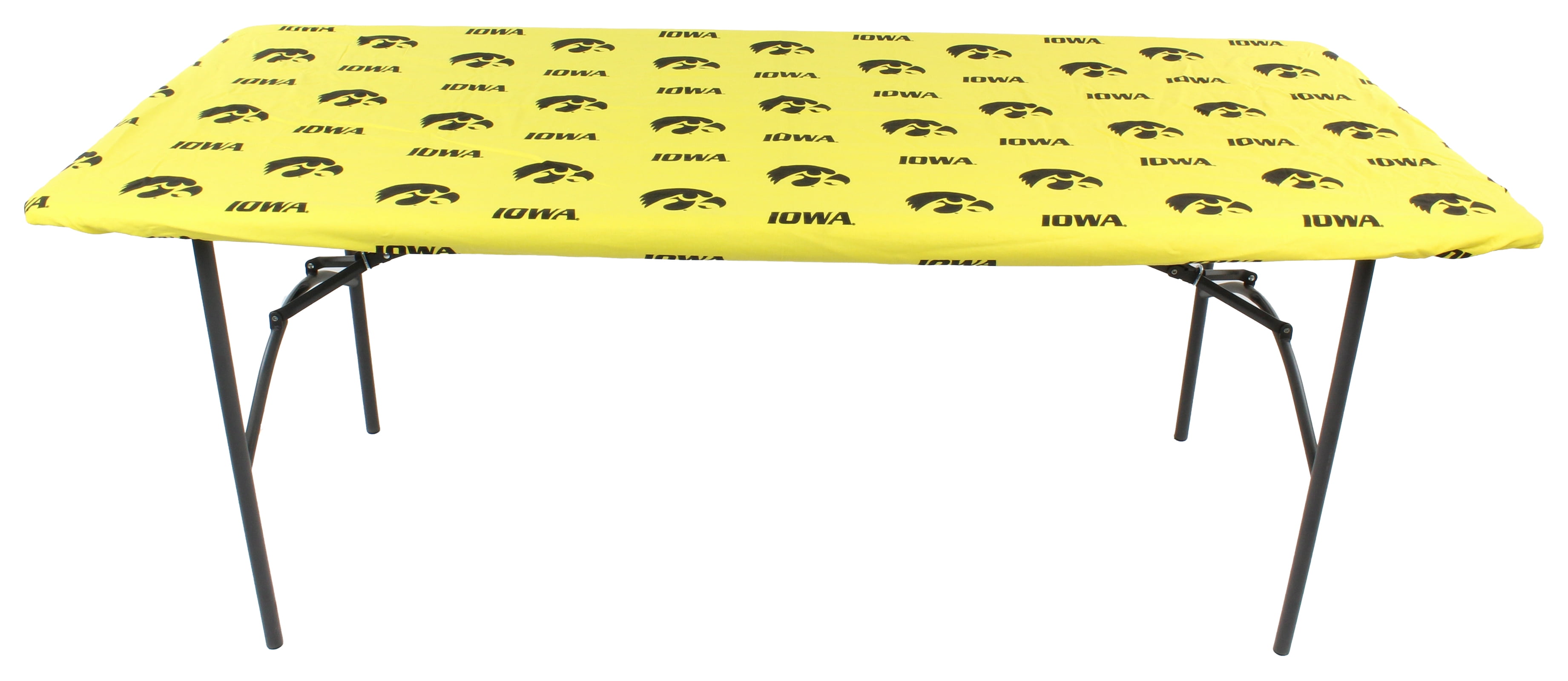 College Covers Fan Iowa Hawkeyes 6 Fitted Table Cover 72 X College Covers Fan Iowa Hawkeyes 6 Fitted Table Cover 72 X 30 In Com