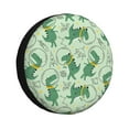 thumbnail image 2 of Balery Cute Dinosaurs in Space Tire Covers - Tough Tire Wheel Protector for Truck, SUV, Trailer, Camper, RV -17 inch, 2 of 8