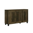 thumbnail image 2 of Dark Dusty Oak 45"w Shoe Cabinet, 3 Doors, 6 Adjustable Shelves, Storage Cabinet In Oak, Space Optimization, 2 of 2